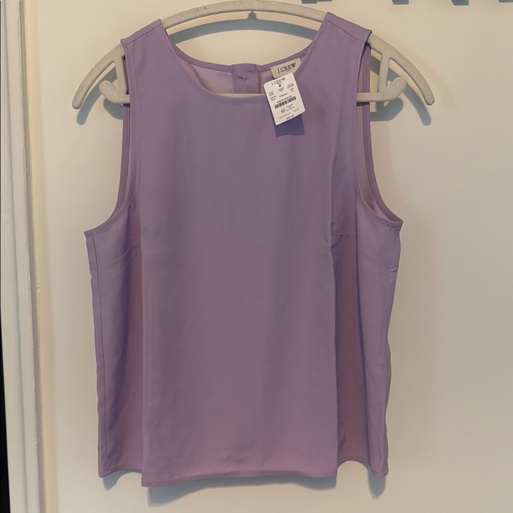 J. Crew Purple Sleeveless Tank Top